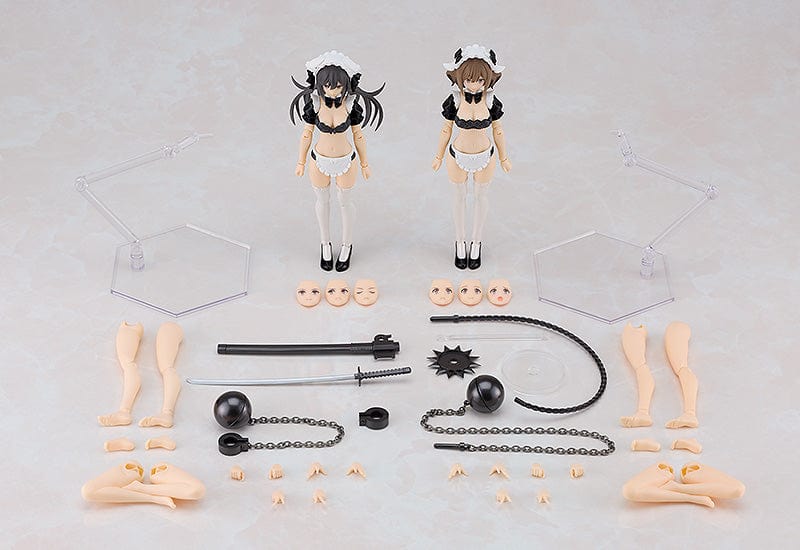 MAX FACTORY PLAMAX GP-07 Underwear Body Girl Ran & Jelly Maid Ver. Set