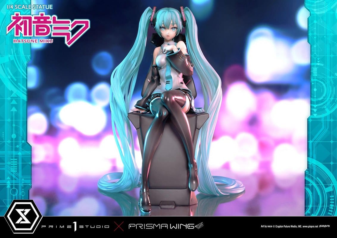 PRIME 1 STUDIO PRISMA WING Hatsune Miku "Art by neco" 1/4 Scale Statue