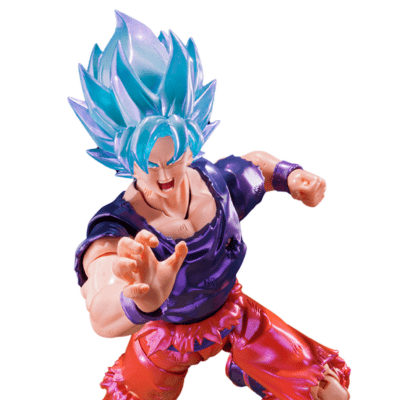 BANDAI SPIRITS Dragon Ball Super S.H. Figuarts Son Goku (Kaio-ken Ver. Vjump Limited 30th Anniversary + SHF Gamma 1 + SHF Gamma 2