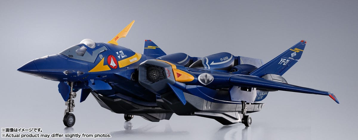 BANDAI SPIRITS Macross Plus DX Chogokin YF-21 (Guld Goa Bowman Machine)