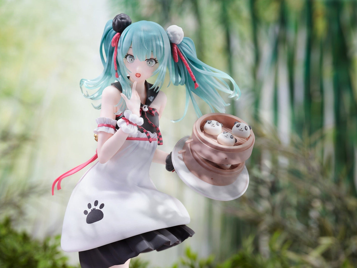 SEGA Vocaloid Hatsune Miku Panda Bun Figure