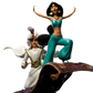 IRON STUDIOS Aladdin and Jasmine - Disney 100TH - Aladdin - Art Scale 1/10