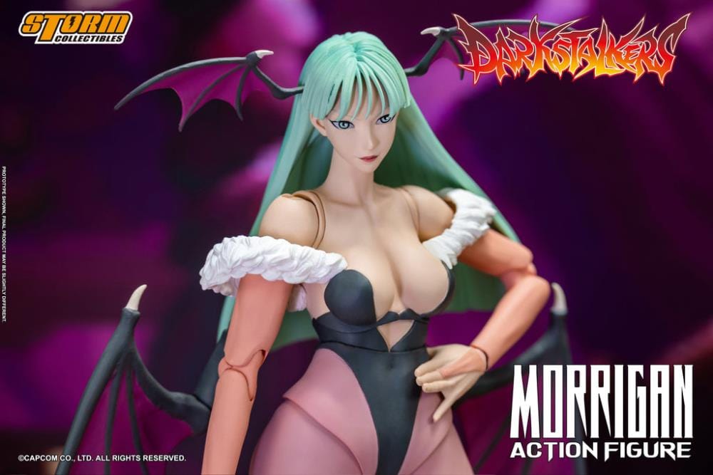 STORM COLLECTIBLES Darkstalkers Morrigan 1/12 Scale Figure