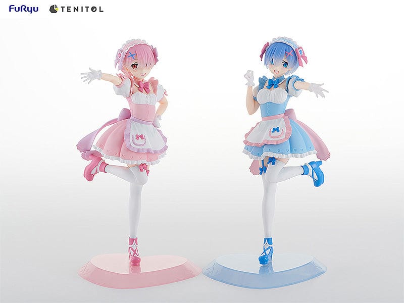 FURYU TENITOL Yumekawa Maid Rem & Ram Set With Bonus