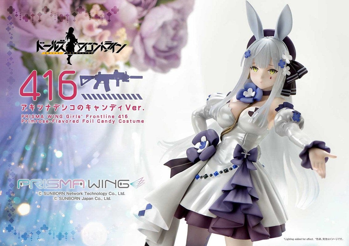 PRIME 1 STUDIO PRISMA WING Girls' Frontline 416 Primrose-Flavored Foil Candy Costume 1/7 Scale Pre-Painted Figure