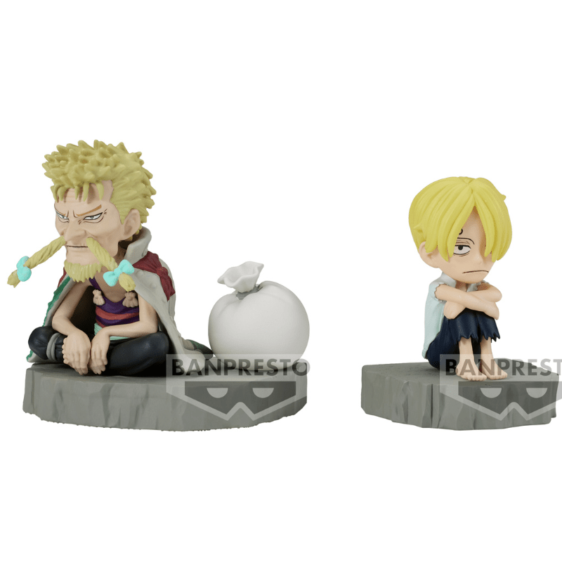 BANPRESTO One Piece World Collectable Figure Log Stories - Sanji & Zeff Figure