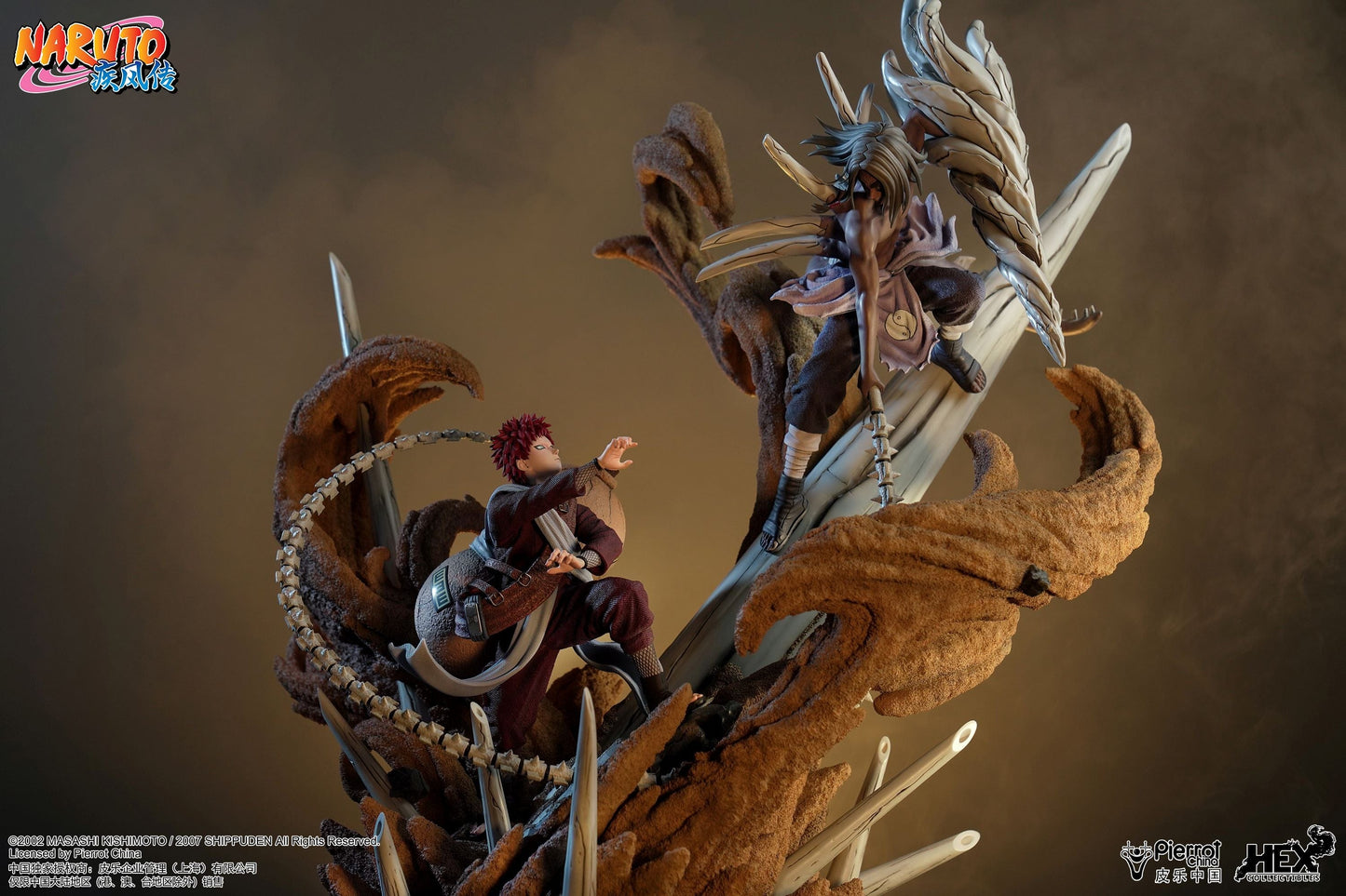 HEX COLLECTIBLES Naruto Gaara vs. Kimimaro 1/6 Scale Limited Edition Statue