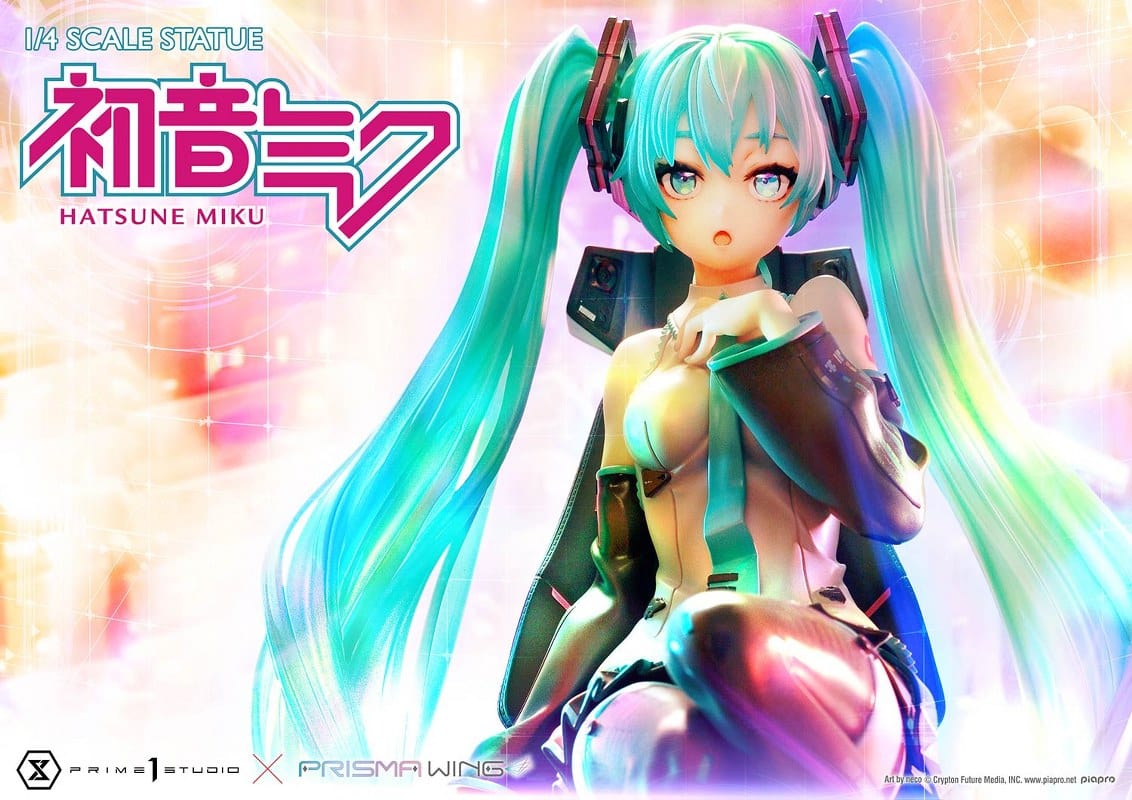 PRIME 1 STUDIO PRISMA WING Hatsune Miku "Art by neco" 1/4 Scale Statue