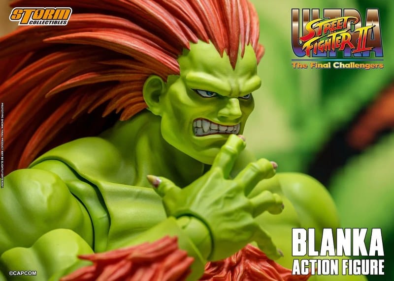 STORM COLLECTIBLES Ultra Street Fighter II: The Final Challengers - Blanka 1/12 Scale Action Figure