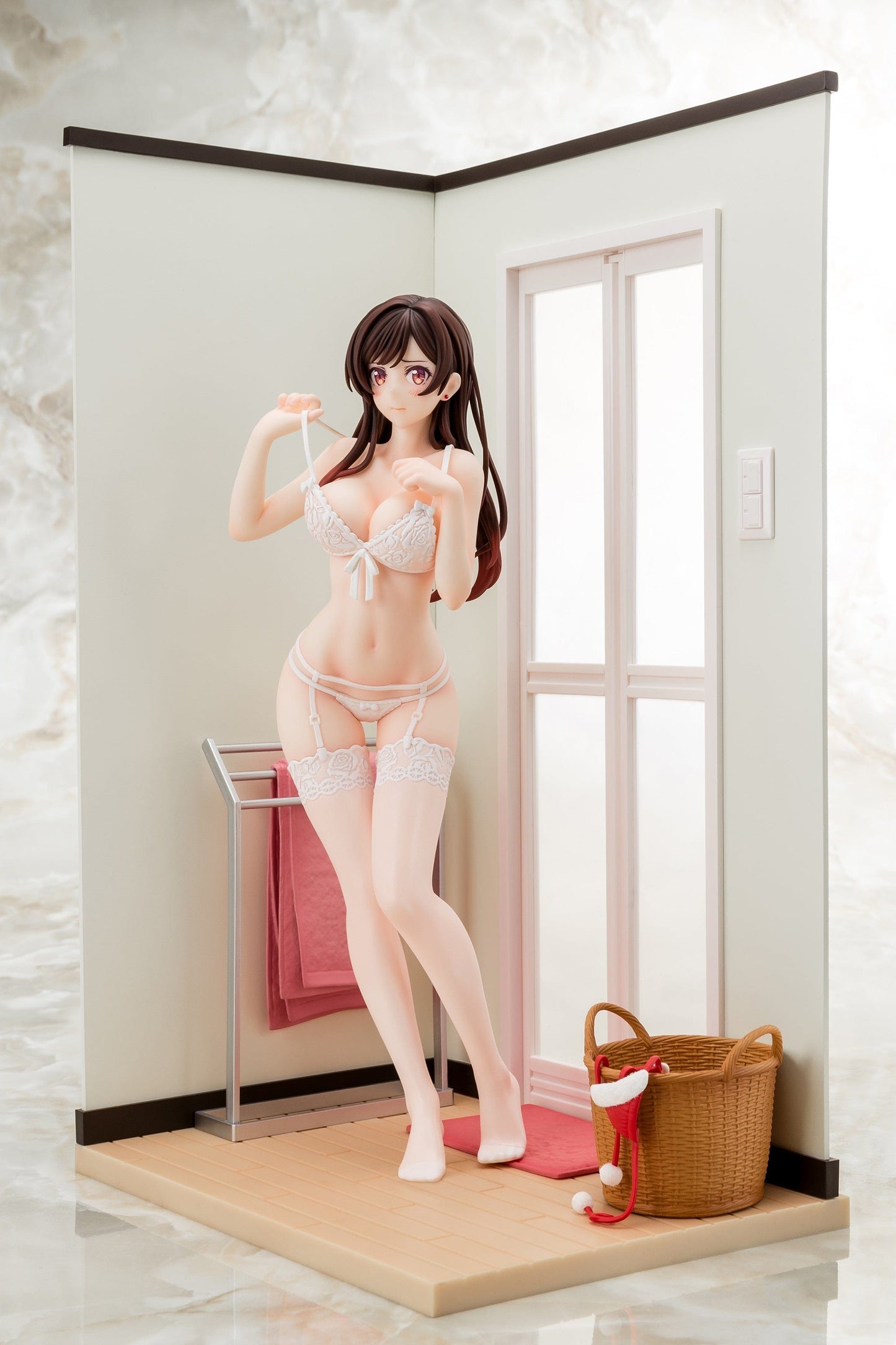 HAKOIRI-MUSUME INC. Rent-A-Girlfriend Chizuru Mizuhara (See-Through Lingerie White Angel Ver.) 1/6 Scale Figure