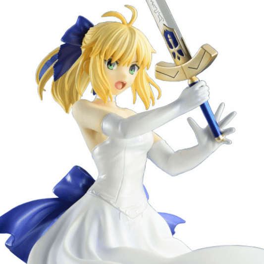 BELLFINE CO. LTD. Fate/Stay Night [Unlimited Blade Works] Saber (White Dress Ver.) 1/8 Scale Figure (Re-run)