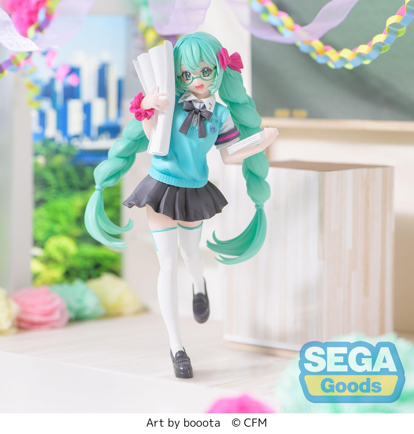 SEGA Vocaloid Luminasta - Hatsune Miku (16th Anniversary Booota Ver.) Figure