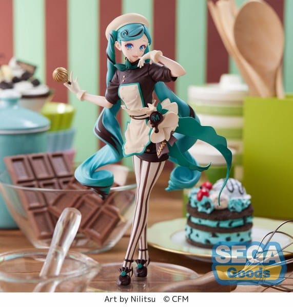 SEGA Vocaloid Luminasta Hatsune Miku (Bitter Patissier) Figure (Re-run)