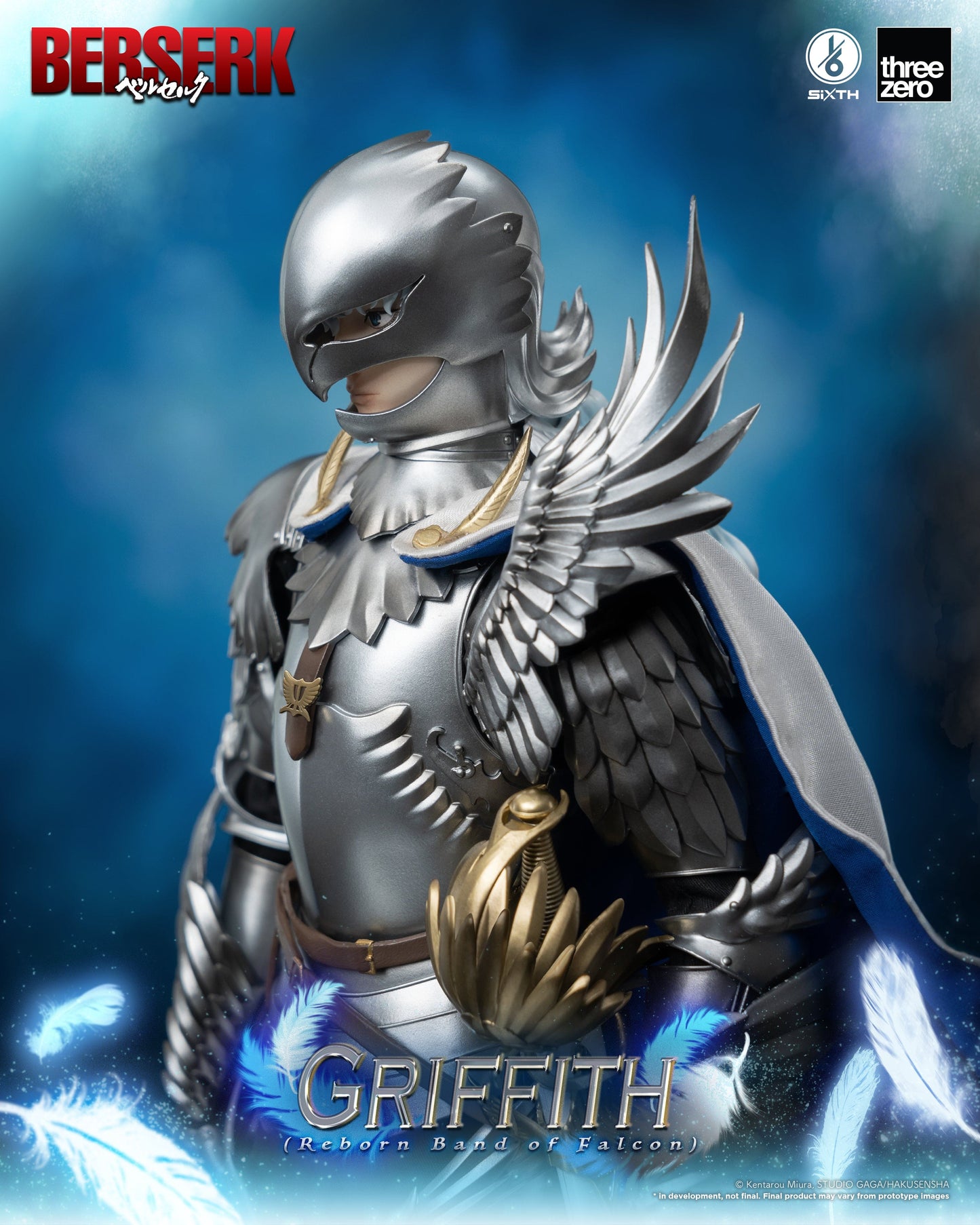 THREEZERO Berserk SiXTH Griffith (Reborn Band of Falcon Ver.) 1/6 Scale Figure