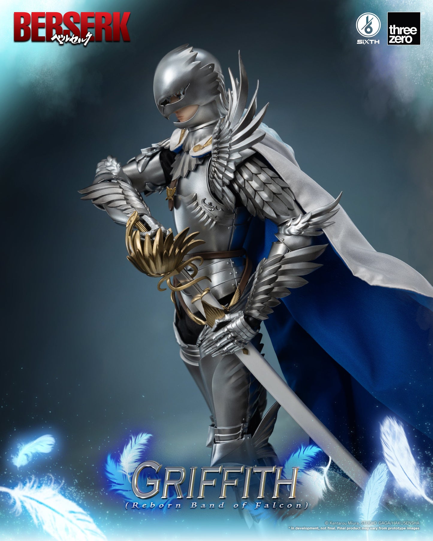 THREEZERO Berserk SiXTH Griffith (Reborn Band of Falcon Ver.) 1/6 Scale Figure