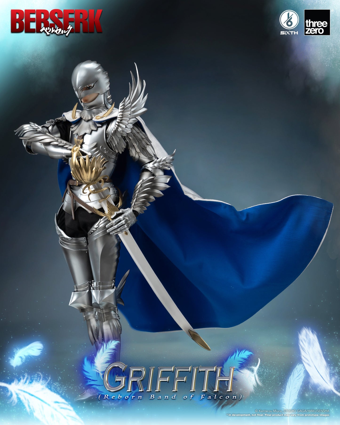 THREEZERO Berserk SiXTH Griffith (Reborn Band of Falcon Ver.) 1/6 Scale Figure