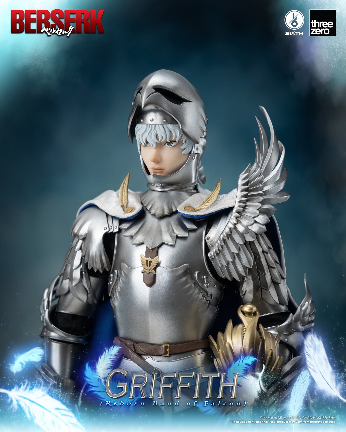 THREEZERO Berserk SiXTH Griffith (Reborn Band of Falcon Ver.) 1/6 Scale Figure