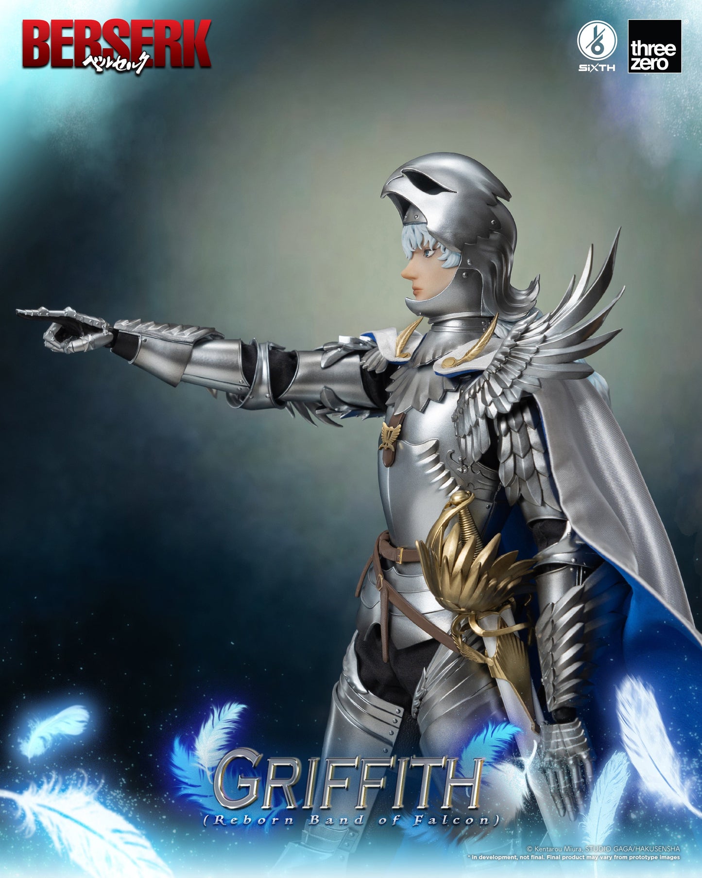 THREEZERO Berserk SiXTH Griffith (Reborn Band of Falcon Ver.) 1/6 Scale Figure