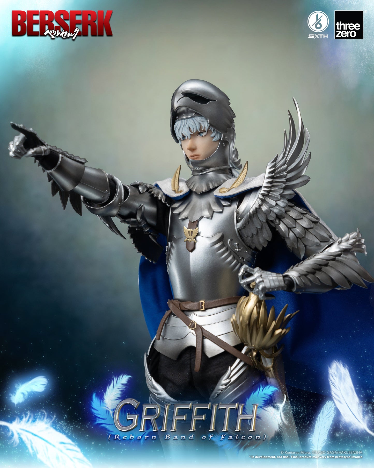 THREEZERO Berserk SiXTH Griffith (Reborn Band of Falcon Ver.) 1/6 Scale Figure