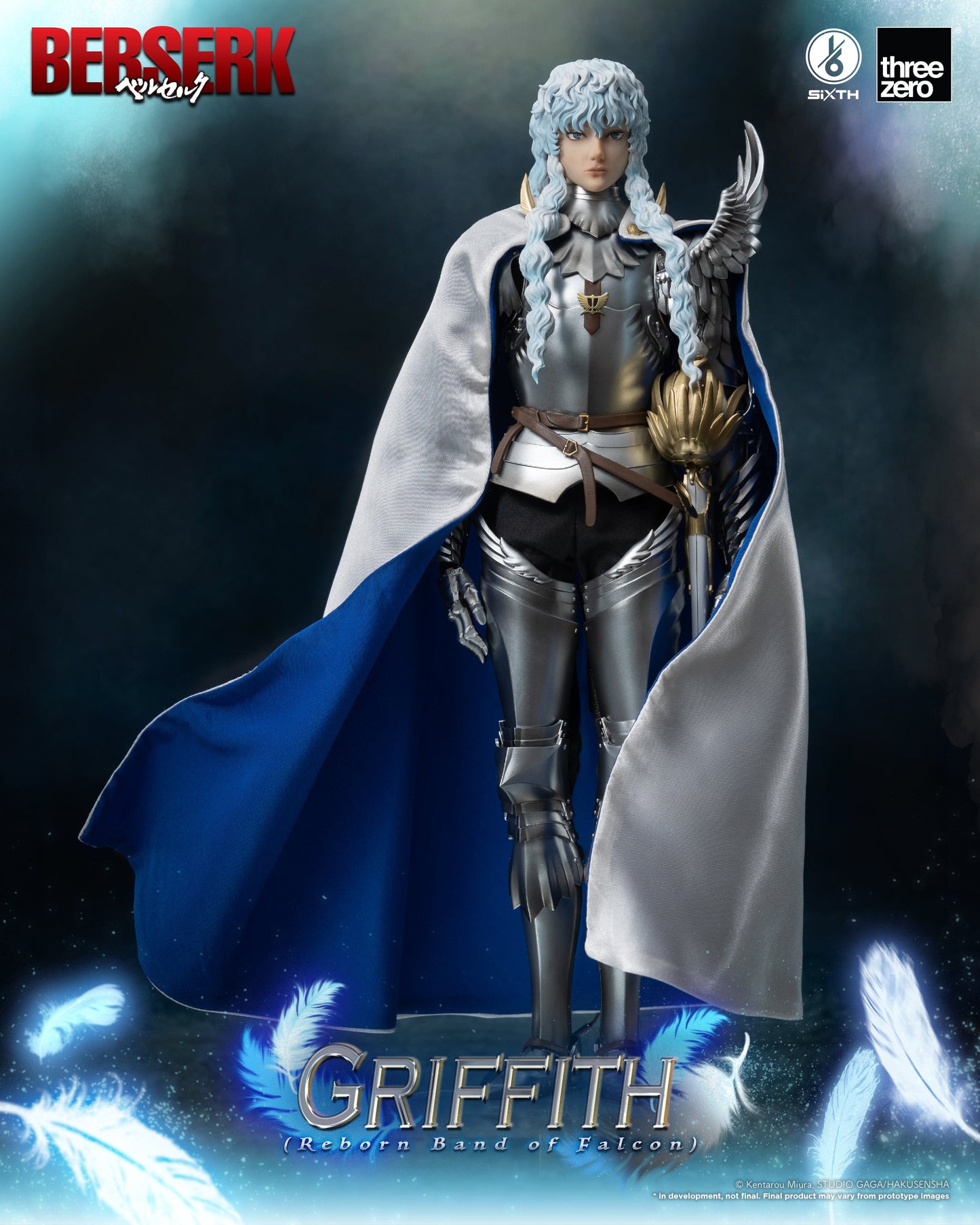 THREEZERO Berserk SiXTH Griffith (Reborn Band of Falcon Ver.) 1/6 Scale Figure