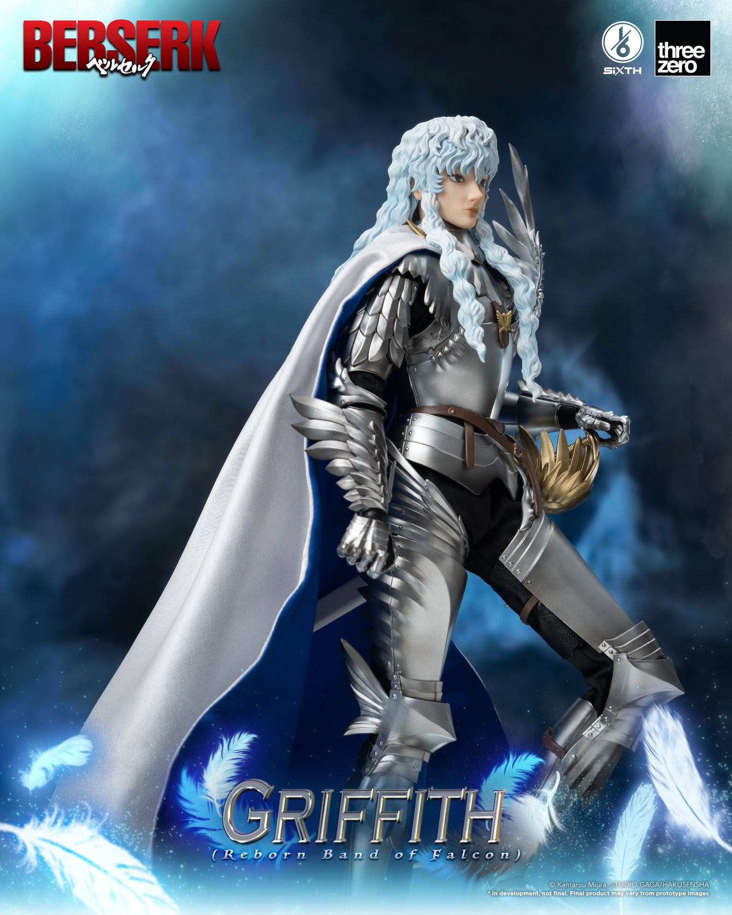 THREEZERO Berserk SiXTH Griffith (Reborn Band of Falcon Ver.) 1/6 Scale Figure