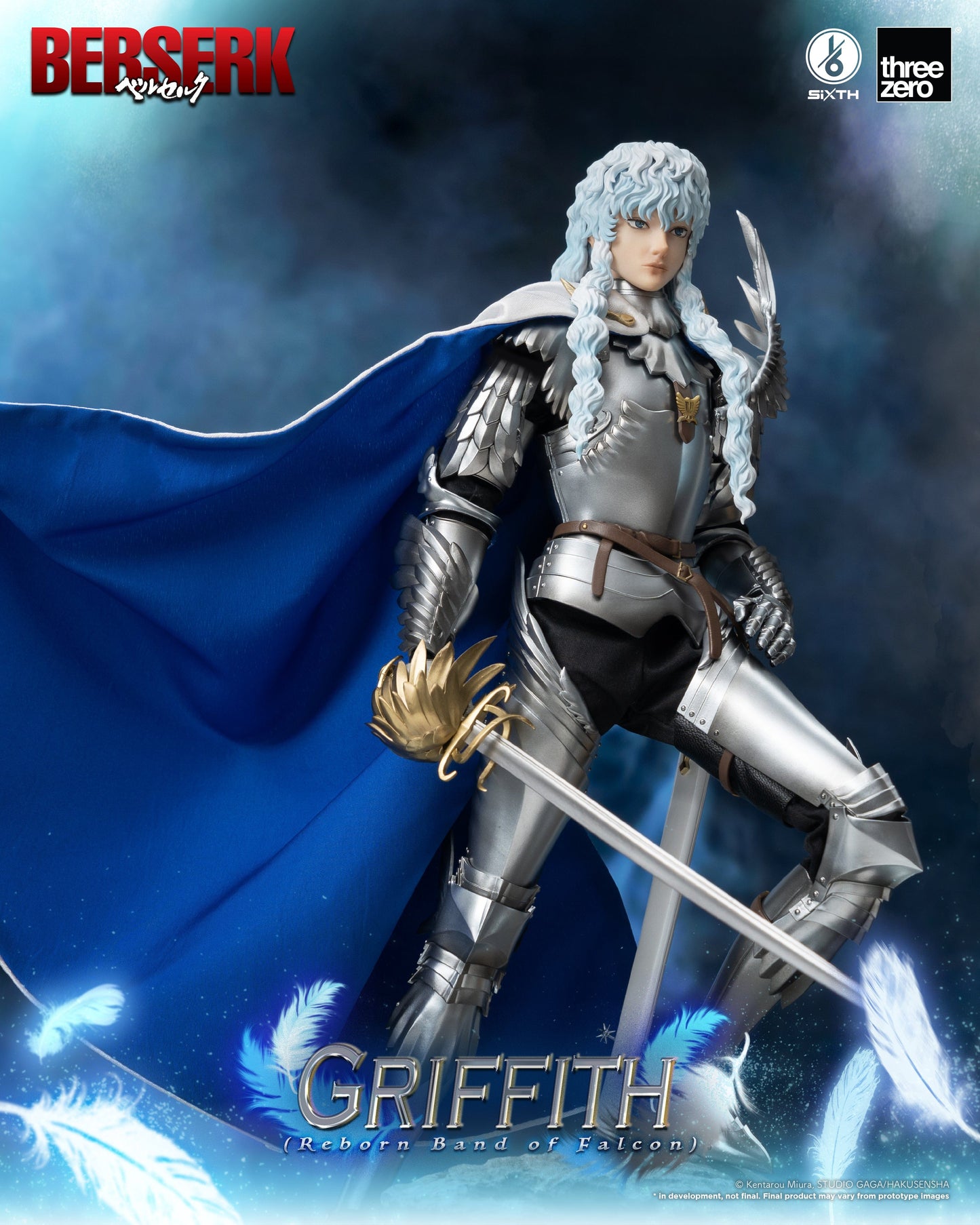 THREEZERO Berserk SiXTH Griffith (Reborn Band of Falcon Ver.) 1/6 Scale Figure