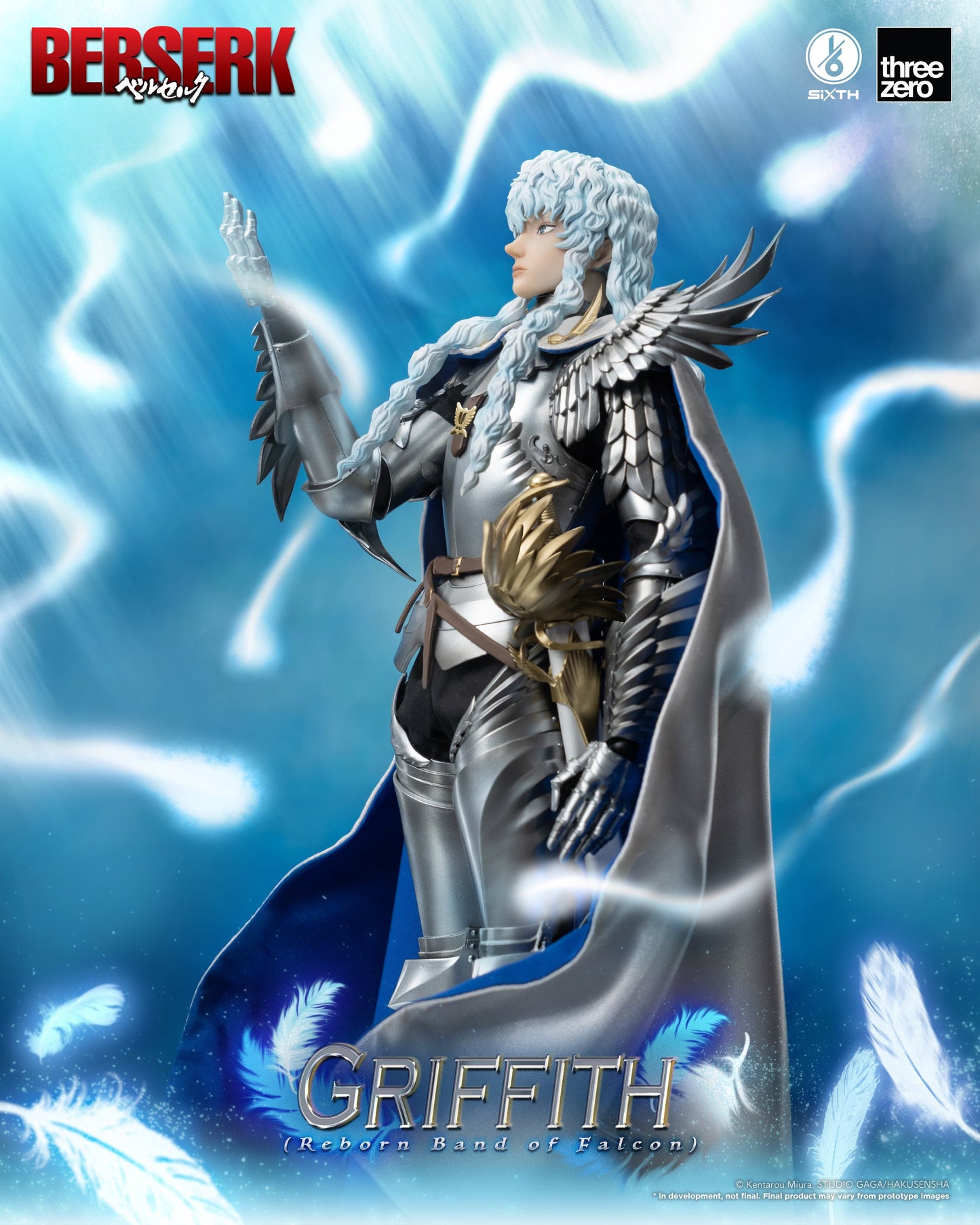 THREEZERO Berserk SiXTH Griffith (Reborn Band of Falcon Ver.) 1/6 Scale Figure