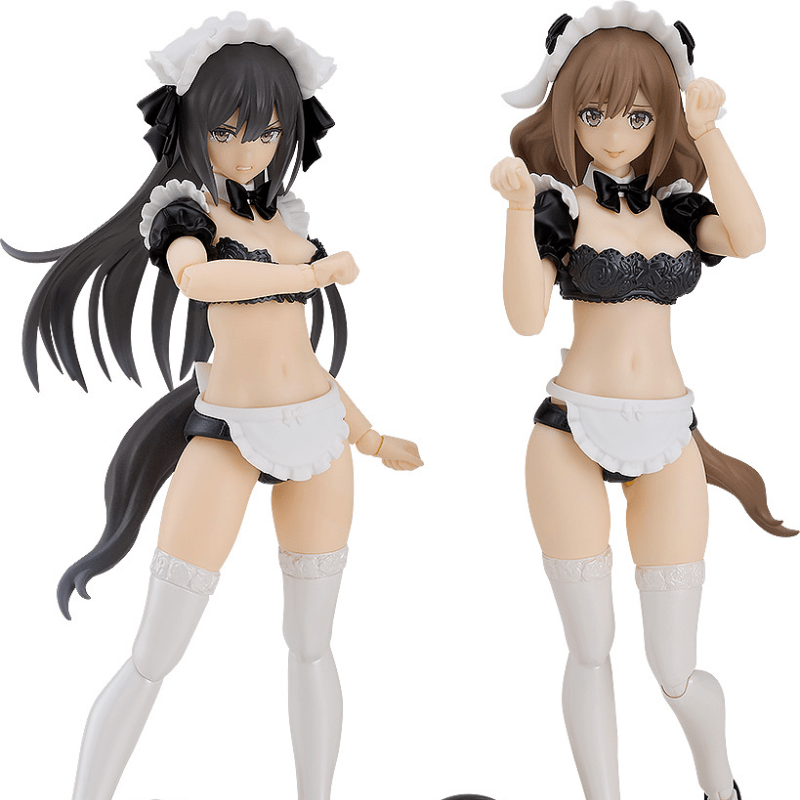 MAX FACTORY PLAMAX GP-07 Underwear Body Girl Ran & Jelly Maid Ver. Set