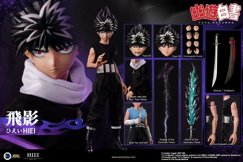 ASMUS TOYS Yu Yu Hakusho HIEI 1/6 COLLECTIBLE ACTION FIGURE