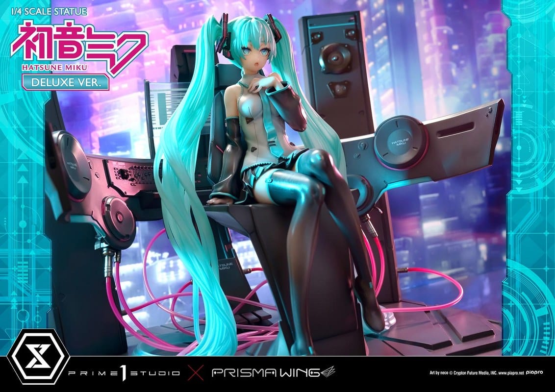 PRIME 1 STUDIO PRISMA WING Hatsune Miku "Art by neco" Deluxe Version 1/4 Scale Statue