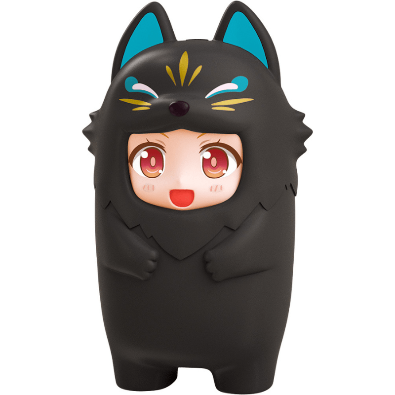 GOOD SMILE COMPANY Nendoroid More Kigurumi Face Parts Case (Black Kitsune)