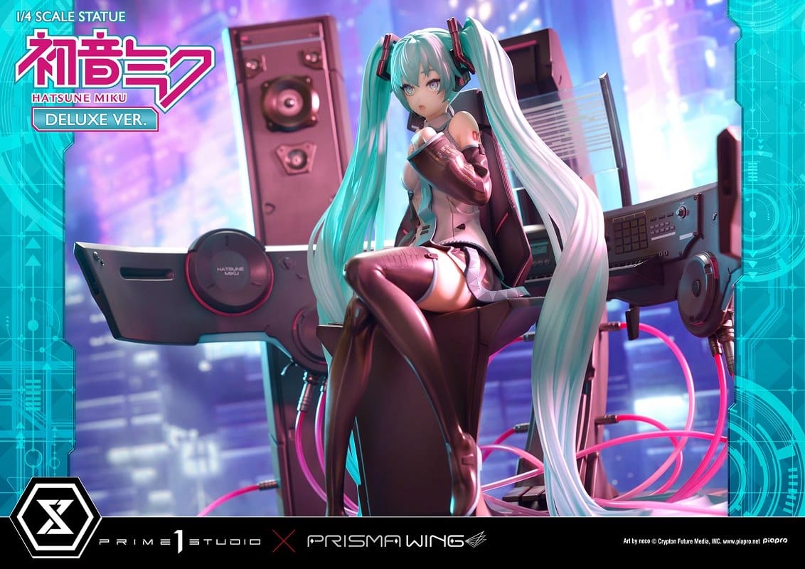 PRIME 1 STUDIO PRISMA WING Hatsune Miku "Art by neco" Deluxe Version 1/4 Scale Statue