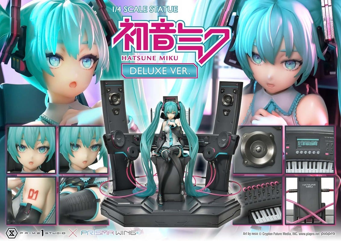 PRIME 1 STUDIO PRISMA WING Hatsune Miku "Art by neco" Deluxe Version 1/4 Scale Statue