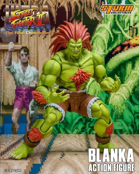 STORM COLLECTIBLES Ultra Street Fighter II: The Final Challengers - Blanka 1/12 Scale Action Figure