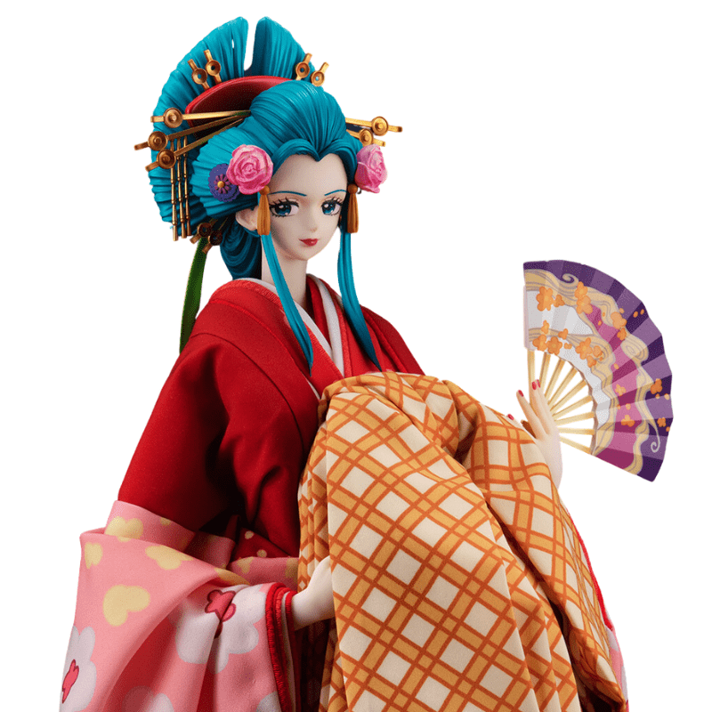 MEGAHOUSE Kyugetsu x MegaHouse Japanese Doll - ONE PIECE: Komurasaki (Glass Case Special Set)