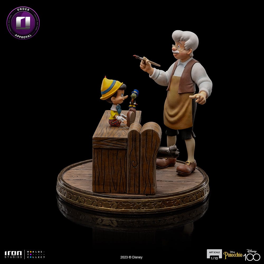 IRON STUDIOS Pinocchio 100 Years Version - Disney 100th - Pinocchio - Art Scale 1/10