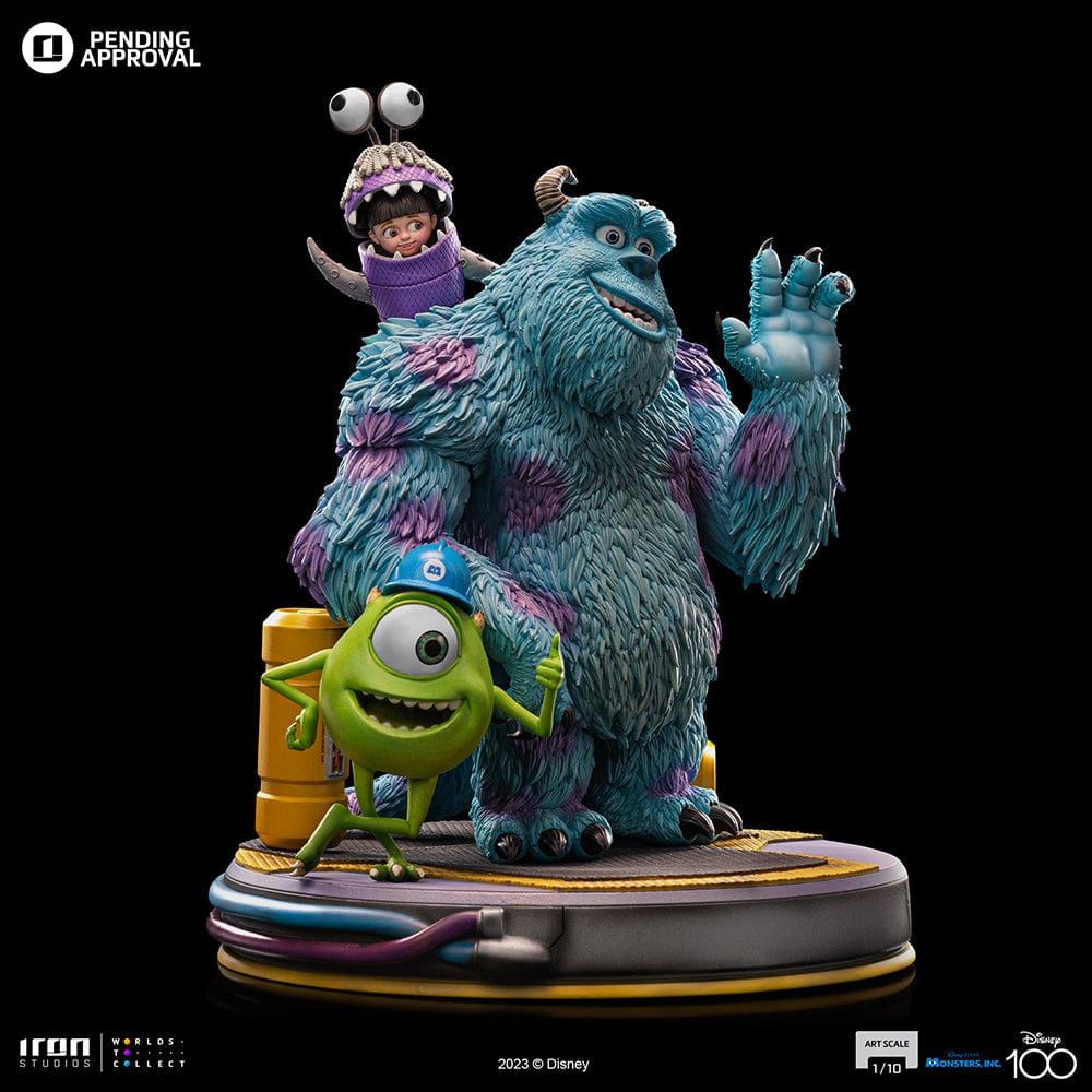 IRON STUDIOS Monsters Inc. Diorama Deluxe - Disney 100TH - Monsters Inc - Art Scale 1/10