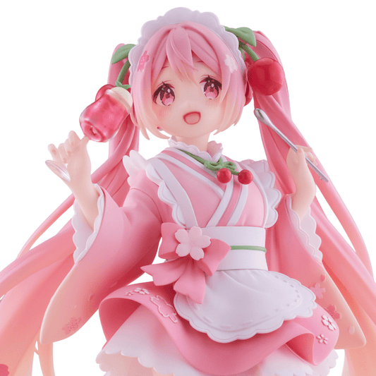 TAITO Vocaloid Sakura Miku Newly Written (Japanese Cafe Ver.) Prize Figure