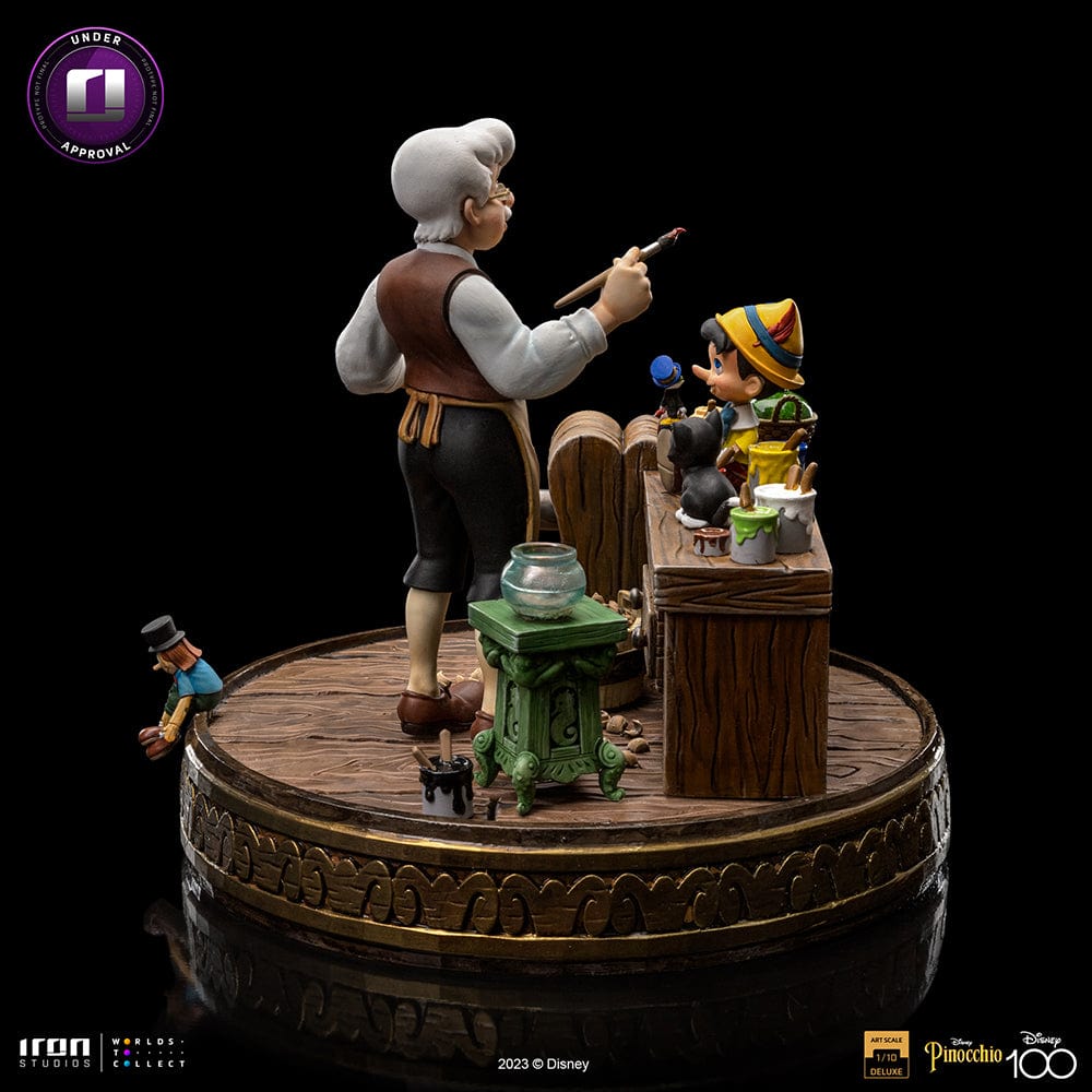 IRON STUDIOS Pinocchio Deluxe - Disney 100th - Pinocchio - Art Scale 1/10