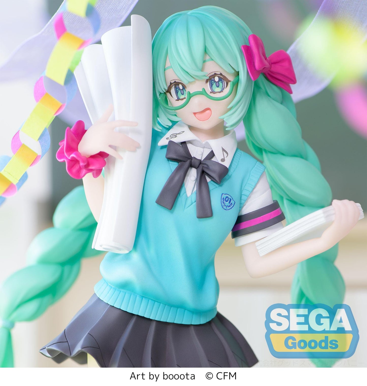 SEGA Vocaloid Luminasta - Hatsune Miku (16th Anniversary Booota Ver.) Figure