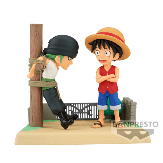 BANPRESTO One Piece World Collectable Figure Log Stories - Monkey D. Luffy & Roronoa Zoro