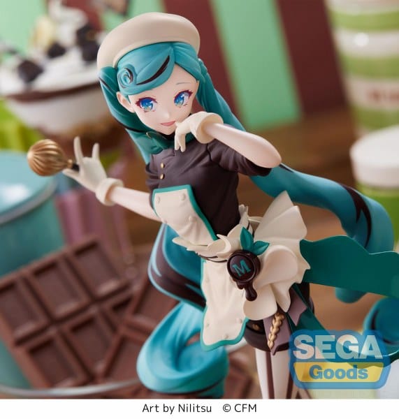 SEGA Vocaloid Luminasta Hatsune Miku (Bitter Patissier) Figure (Re-run)