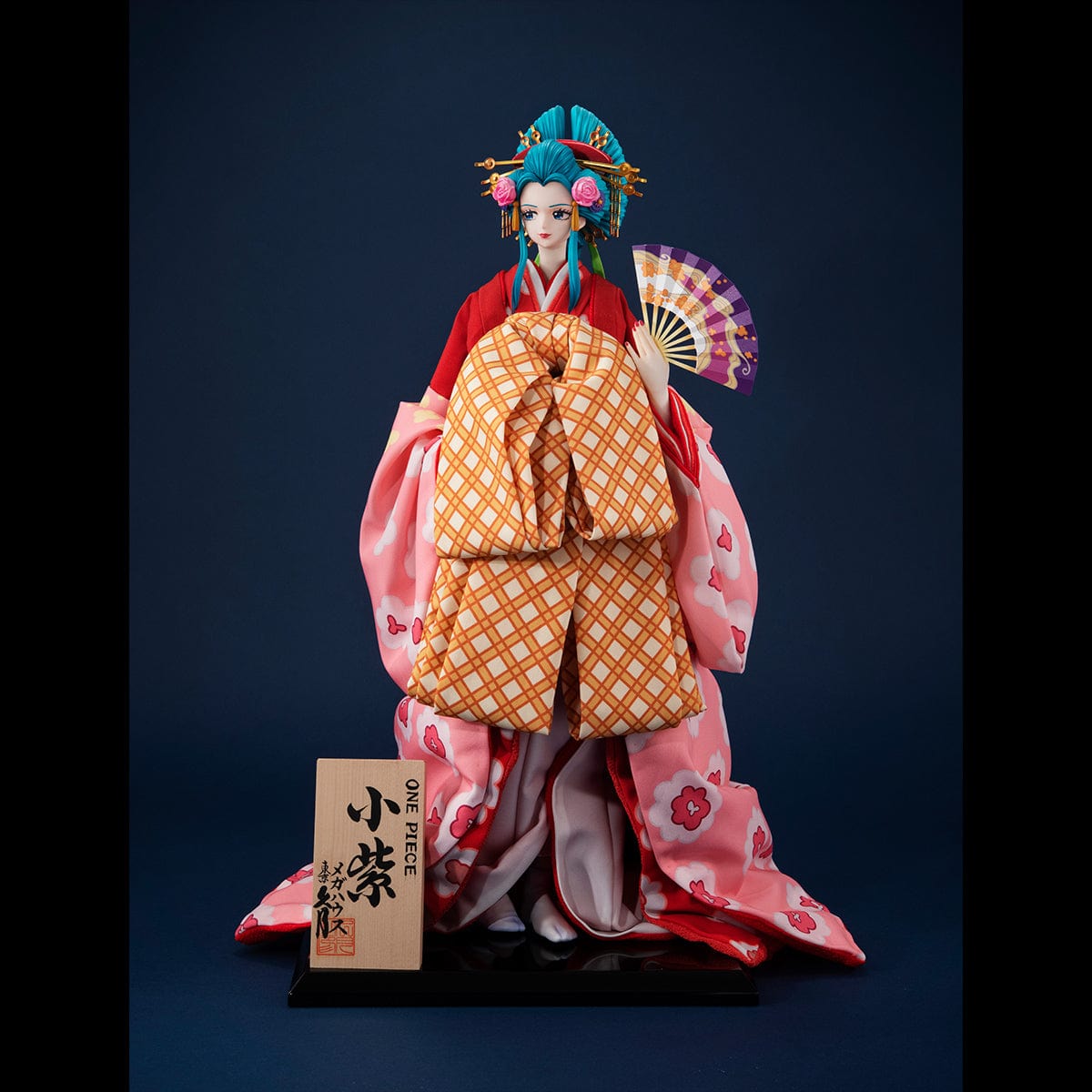 MEGAHOUSE Kyugetsu x MegaHouse Japanese Doll - ONE PIECE: Komurasaki (Glass Case Special Set)