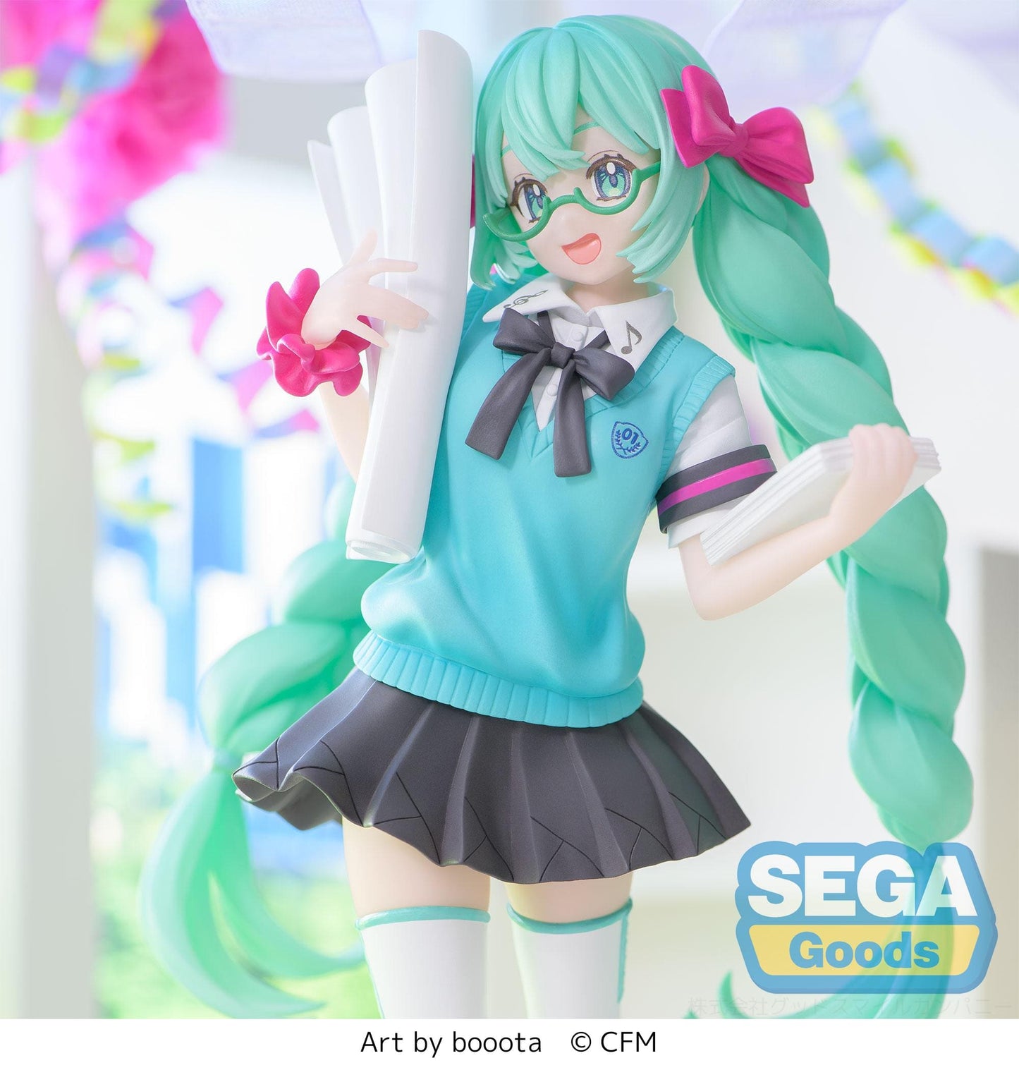 SEGA Vocaloid Luminasta - Hatsune Miku (16th Anniversary Booota Ver.) Figure