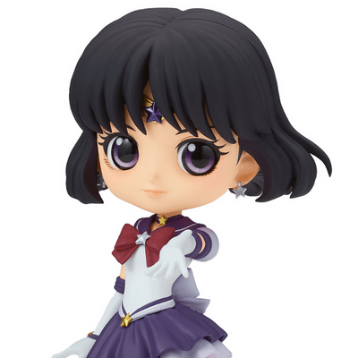 BANPRESTO Pretty Guardian Sailor Moon Cosmos The Movie Q Posket - Eternal Sailor Saturn (Ver.A) Figure