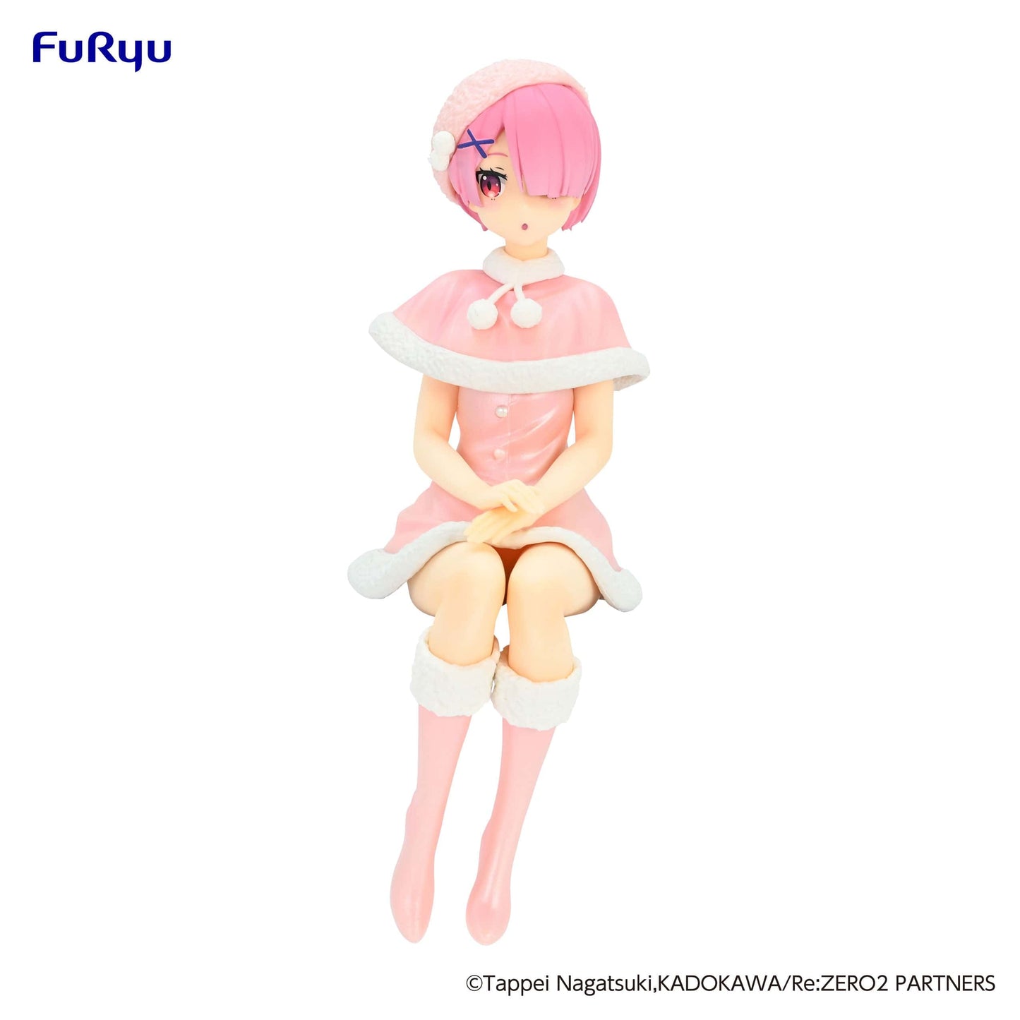 FURYU Re:Zero Starting Life in Another World Ram (Snow Princess Pearl Color Ver.) Noodle Stopper Figure