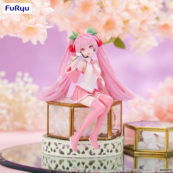 FURYU Vocaloid Sakura Miku 2024 Noodle Stopper Figure