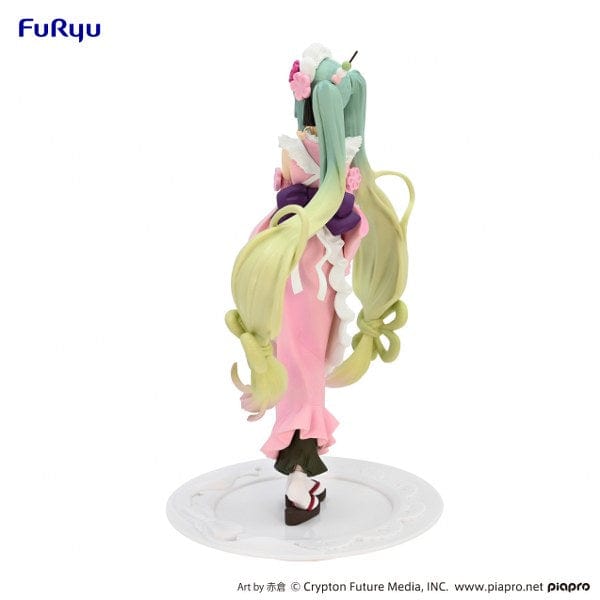 FURYU Vocaloid Exceed Creative Hatsune Miku (Matcha Green Tea Parfait Cherry Blossom Ver.) Figure