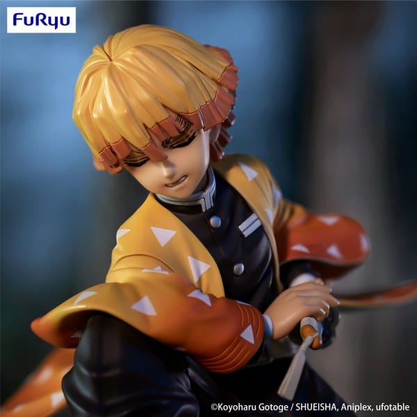 FURYU Demon Slayer: Kimetsu no Yaiba Noodle Stopper Agatsuma Zenitsu Figure