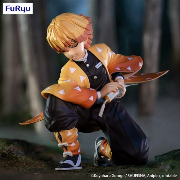 FURYU Demon Slayer: Kimetsu no Yaiba Noodle Stopper Agatsuma Zenitsu Figure